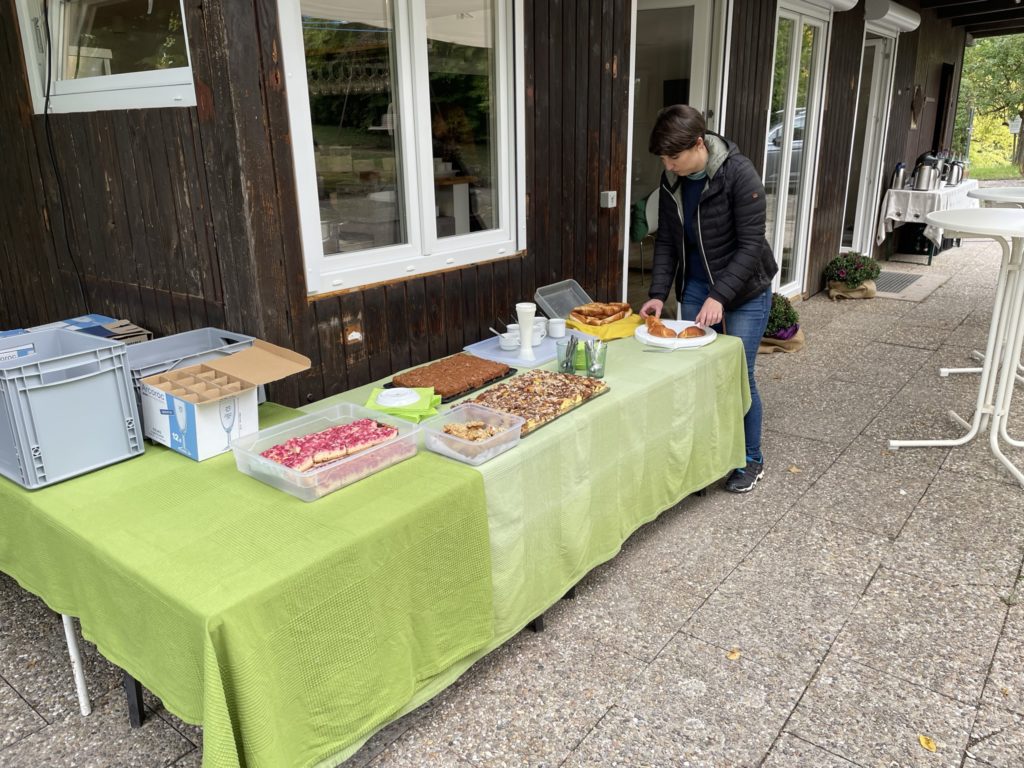 Kaffee und Kuchen zur Abrundung